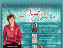 Tablet Screenshot of nicolejordanauthor.com